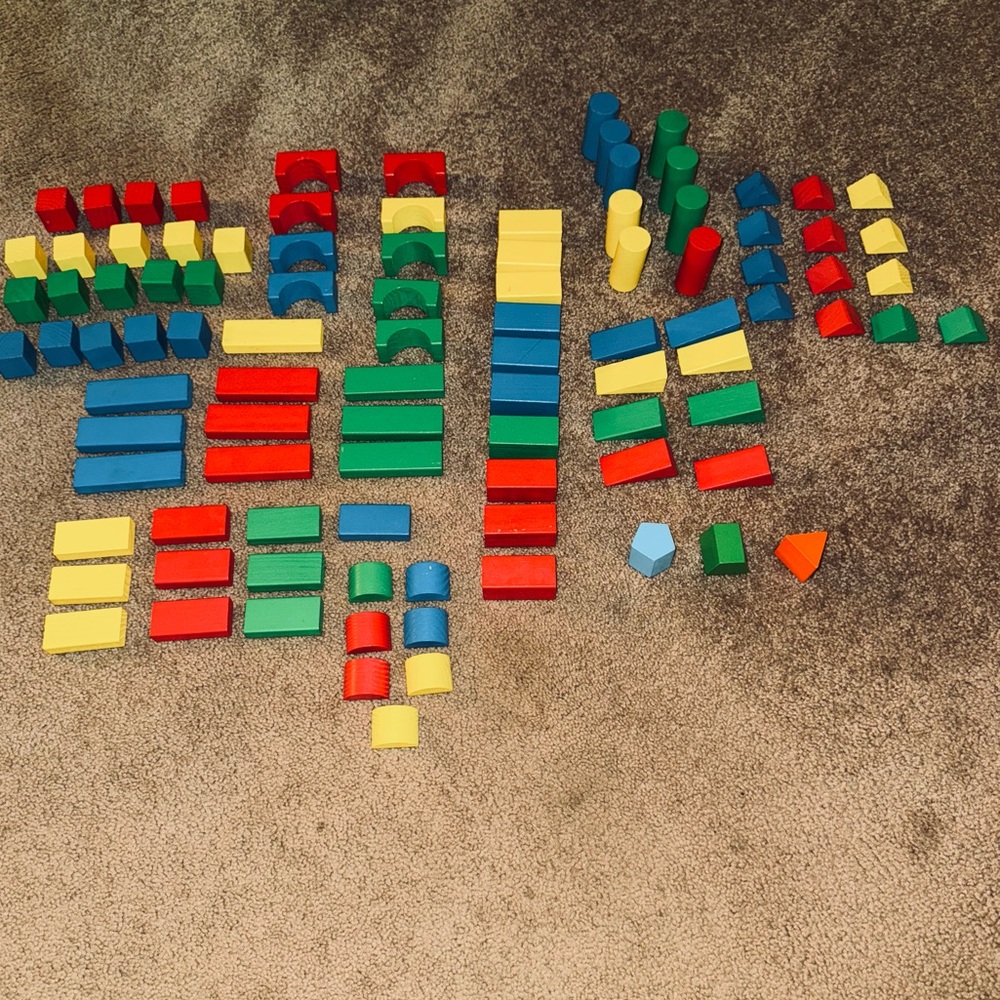 Colorful Small Wooden Blocks